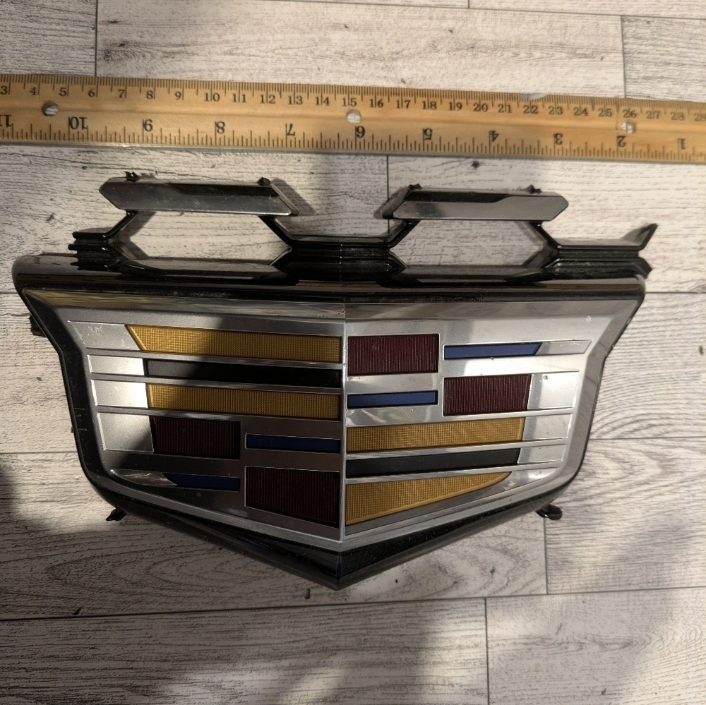 Cadillac Car Emblem - Silver and Gold